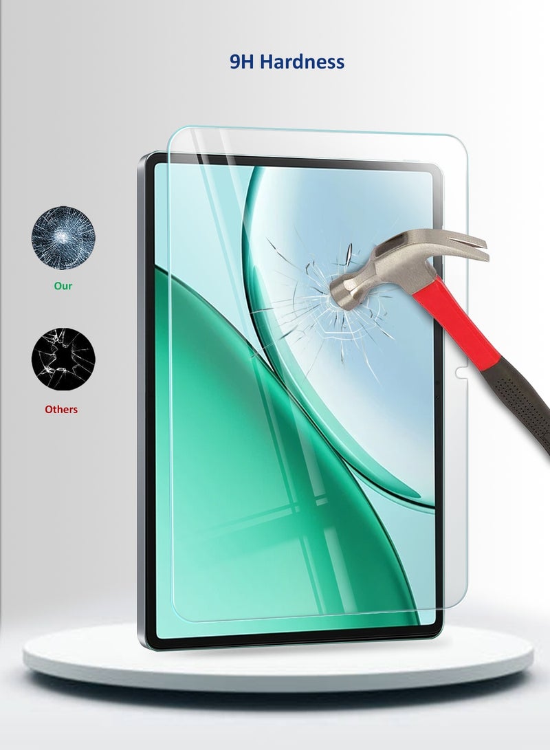 Wtech Honor Pad X8b 4G 2026 (11.0 inches) WTech Premium Series Curved Edges 9H HD Full Cover Tempered Glass Tablet Screen Protector (TSGPCN) - Clear - Image 3